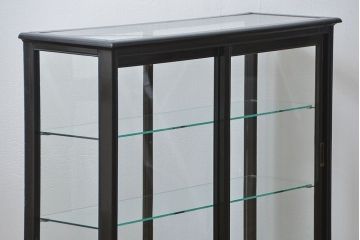 アンティーク家具　アンティーク 古いタバコ屋の薄型ガラスケース(ショーケース)