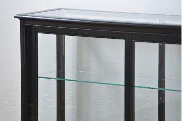 アンティーク家具　アンティーク 古いタバコ屋の薄型ガラスケース(ショーケース)
