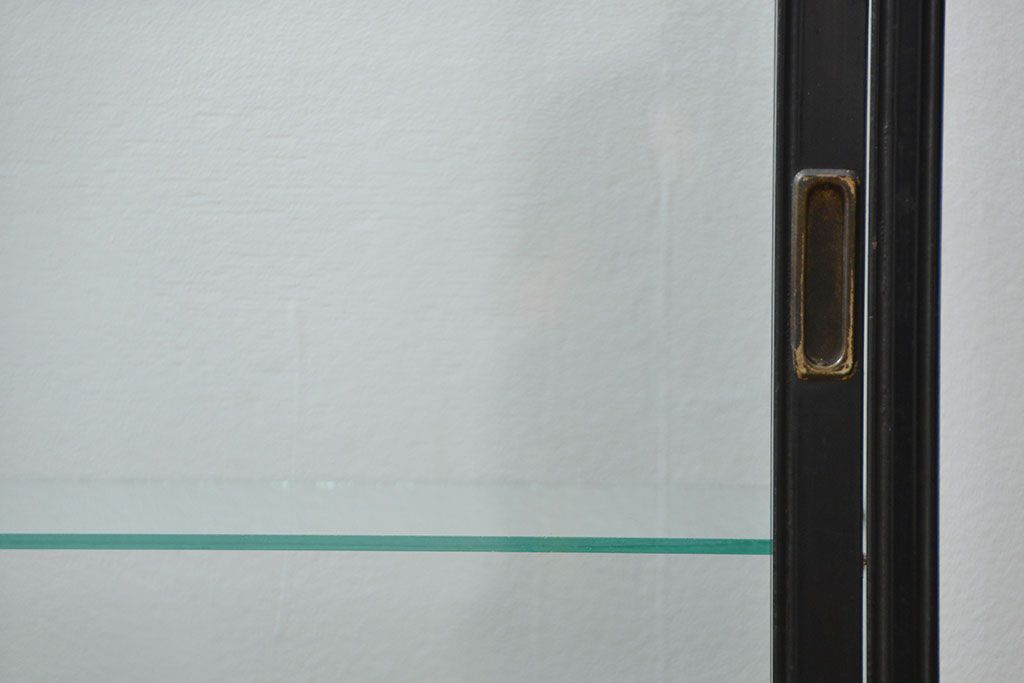 アンティーク家具　アンティーク 古いタバコ屋の薄型ガラスケース(ショーケース)