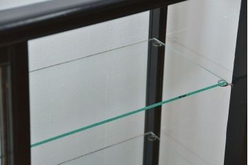 アンティーク家具　アンティーク 古いタバコ屋の薄型ガラスケース(ショーケース)