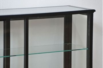 アンティーク家具　アンティーク 古いタバコ屋の薄型ガラスケース(ショーケース)