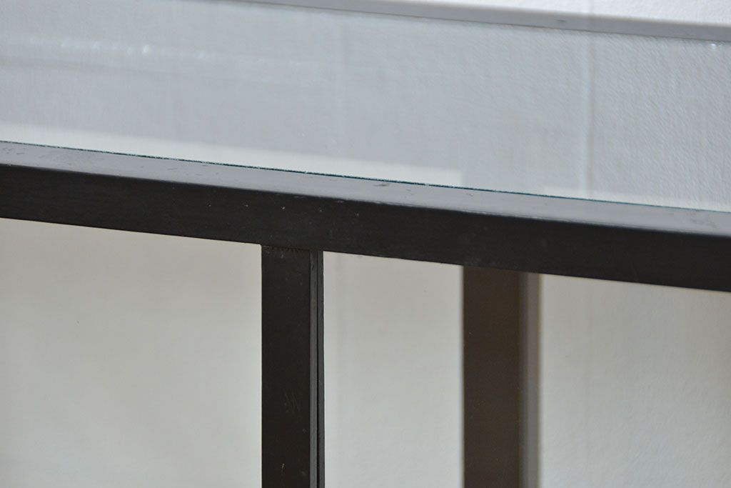 アンティーク家具　アンティーク 古いタバコ屋の薄型ガラスケース(ショーケース)