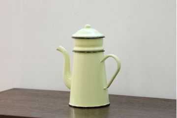 アンティーク雑貨　フランスアンティーク ホーロー製 ティーポット(1)(コーヒーポット)