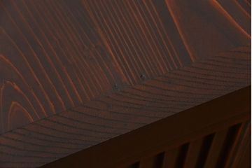 アンティーク家具　アンティーク 前面総欅材 縦桟引き戸の時代箪笥ローボード(水屋箪笥、テレビボード、テレビ台、キャビネット、収納棚)