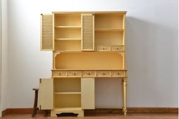 中古 スペインビンテージ エキゾチック キャビネット(カップボード)