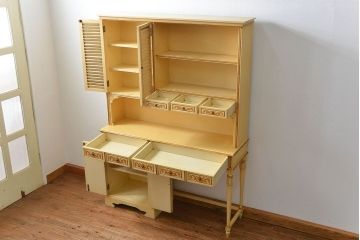 中古 スペインビンテージ エキゾチック キャビネット(カップボード)