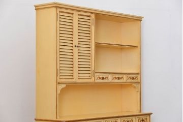 中古 スペインビンテージ エキゾチック キャビネット(カップボード)