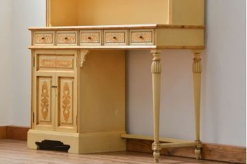 中古 スペインビンテージ エキゾチック キャビネット(カップボード)