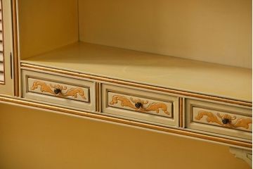 中古 スペインビンテージ エキゾチック キャビネット(カップボード)