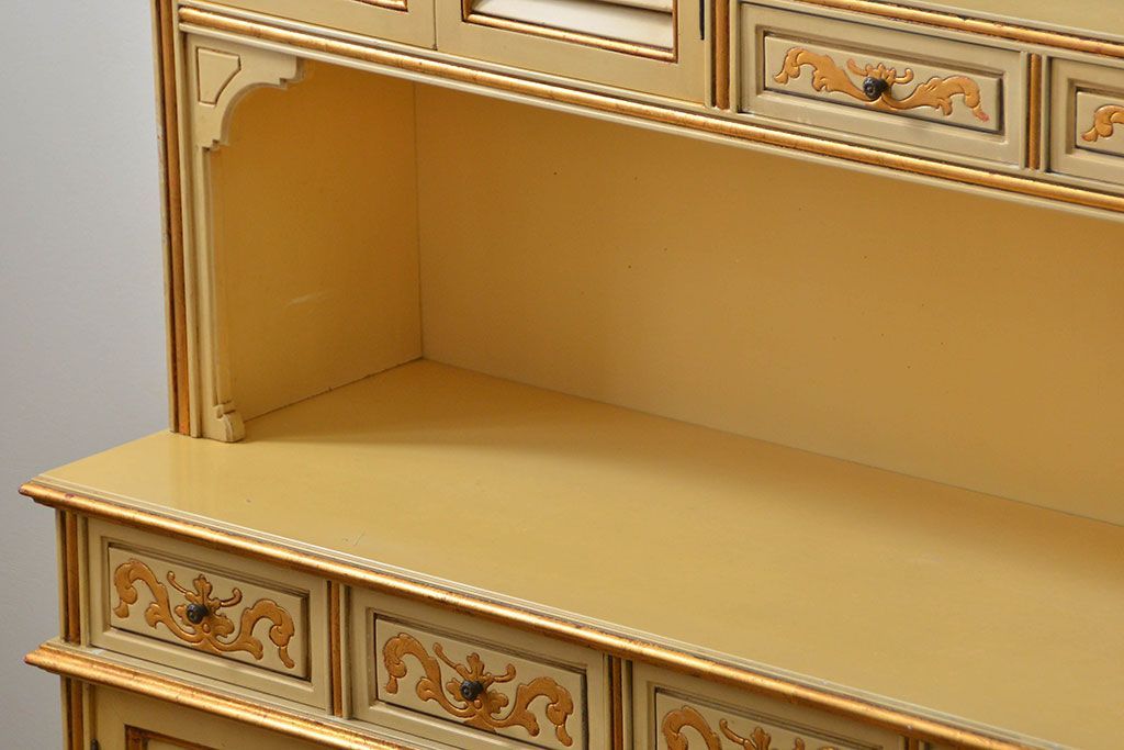 中古 スペインビンテージ エキゾチック キャビネット(カップボード)