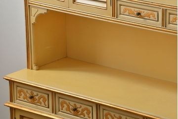 中古 スペインビンテージ エキゾチック キャビネット(カップボード)