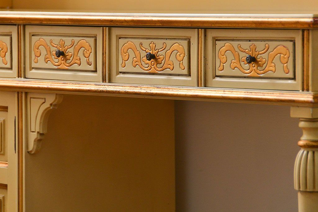 中古 スペインビンテージ エキゾチック キャビネット(カップボード)