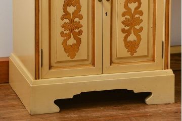 中古 スペインビンテージ エキゾチック キャビネット(カップボード)