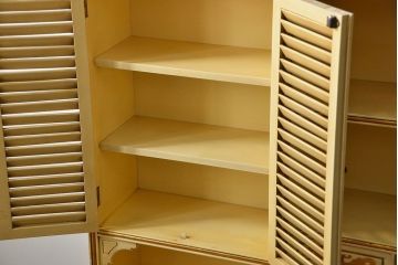 中古 スペインビンテージ エキゾチック キャビネット(カップボード)