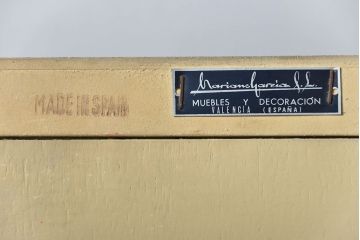 中古 スペインビンテージ エキゾチック キャビネット(カップボード)