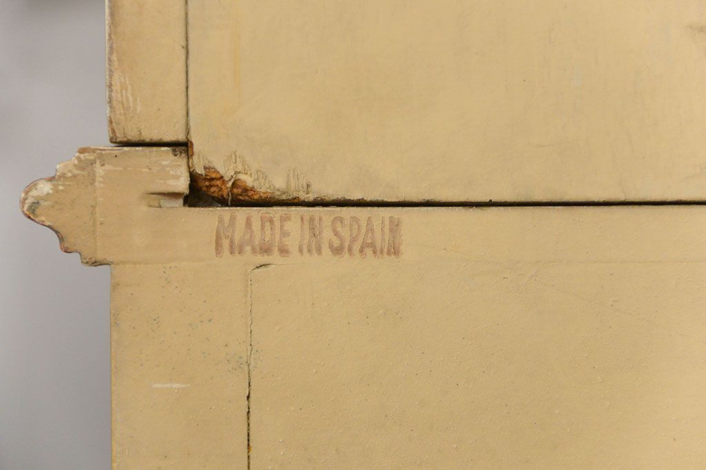 中古 スペインビンテージ エキゾチック キャビネット(カップボード)