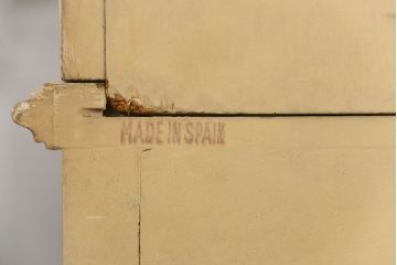 中古 スペインビンテージ エキゾチック キャビネット(カップボード)