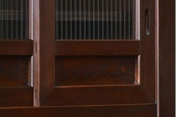 アンティーク家具　古民具・骨董 モダンで上質な背の高い六尺水屋箪笥(食器棚、収納棚)