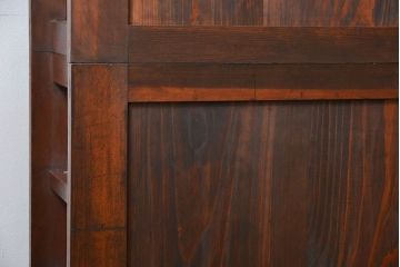 アンティーク家具　古民具・骨董 モダンで上質な背の高い六尺水屋箪笥(食器棚、収納棚)