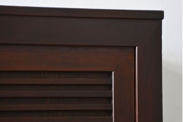 アンティーク家具　古民具・骨董 分厚い金具の美濃帳場箪笥