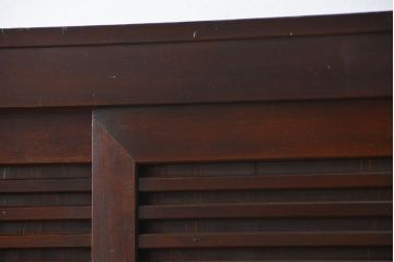 アンティーク家具　古民具・骨董 分厚い金具の美濃帳場箪笥