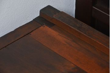 アンティーク家具　古民具・骨董 分厚い金具の美濃帳場箪笥