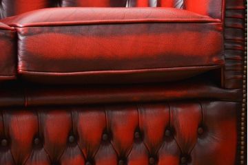 中古 イギリス直輸入 本革 チェスターフィールド ソファ