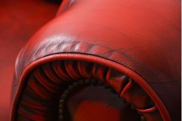 中古 イギリス直輸入 本革 チェスターフィールド ソファ