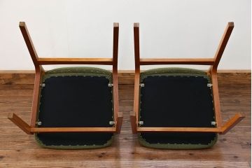 中古　天童木工　ダイニングチェア　2脚セット(2)