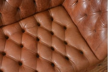 ヴィンテージ家具　イギリスビンテージ オーダーメイド品 本革ハイグレード チェスターフィールド ソファ