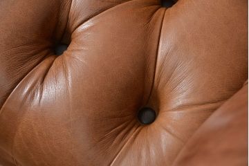 ヴィンテージ家具　イギリスビンテージ オーダーメイド品 本革ハイグレード チェスターフィールド ソファ
