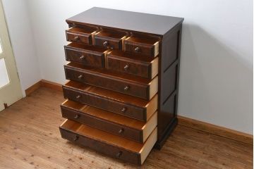 中古　北海道民芸家具 整理タンス(整理箪笥) 定価約24万円