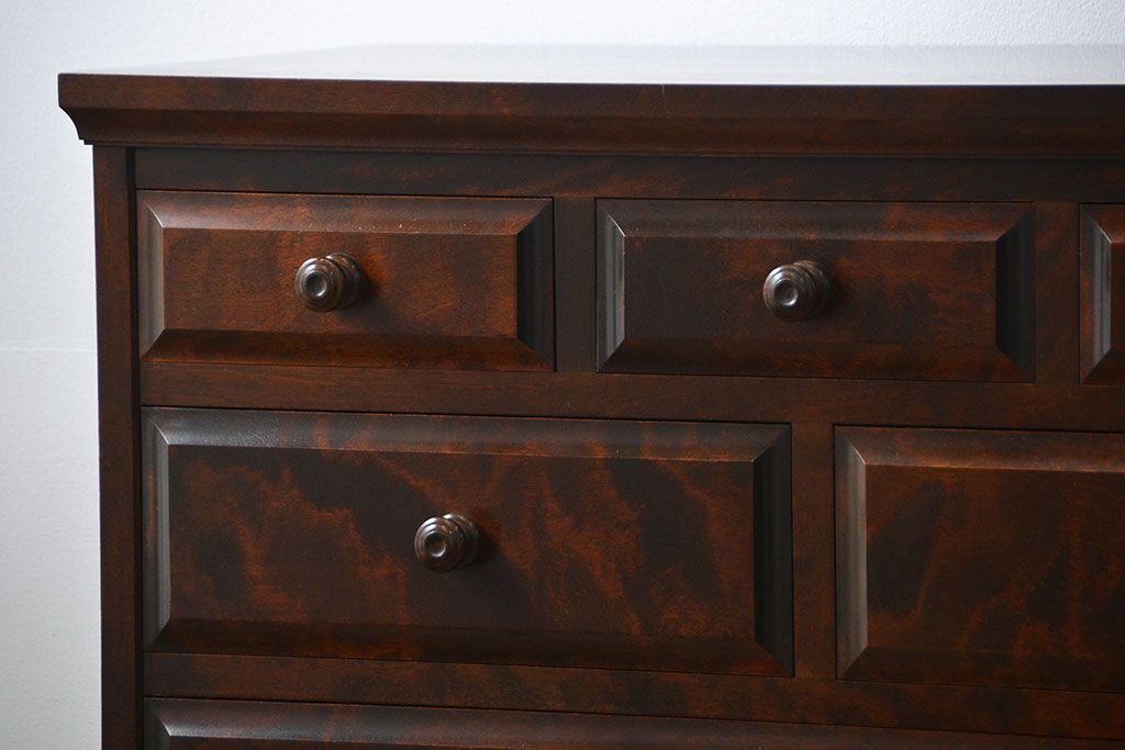 中古　北海道民芸家具 整理タンス(整理箪笥) 定価約24万円