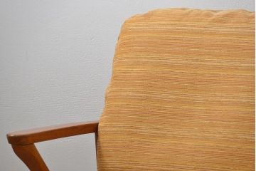 中古 飛騨産業 キツツキマーク 1人掛けソファ(1)(1Pソファ)