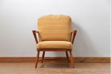 中古 飛騨産業 キツツキマーク 1人掛けソファ(2)(1Pソファ)