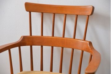 中古 飛騨産業 キツツキマーク 1人掛けソファ(2)(1Pソファ)