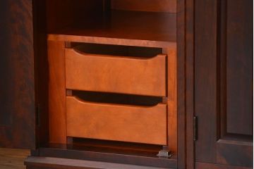 中古 北海道民芸家具 組立式ワードローブ(洋服タンス)(定価約81万円)