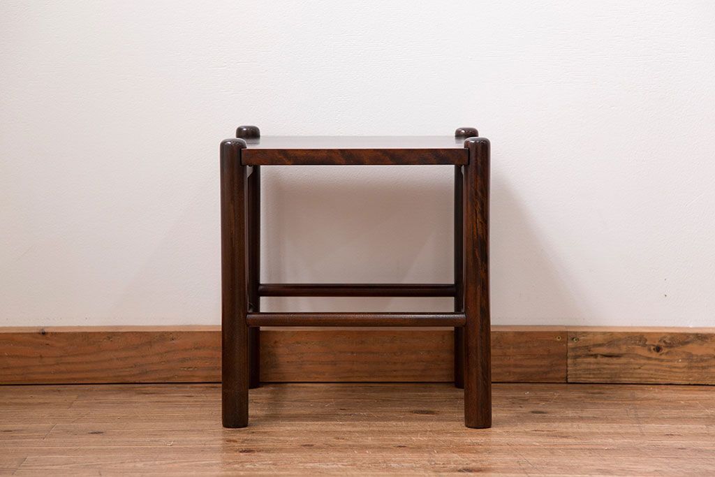 中古 北海道民芸家具 サイドテーブル