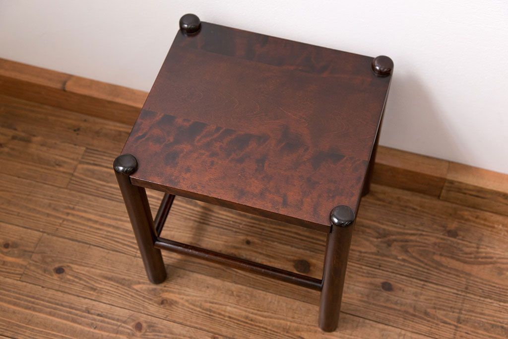 中古 北海道民芸家具 サイドテーブル