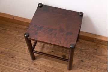 中古 北海道民芸家具 サイドテーブル