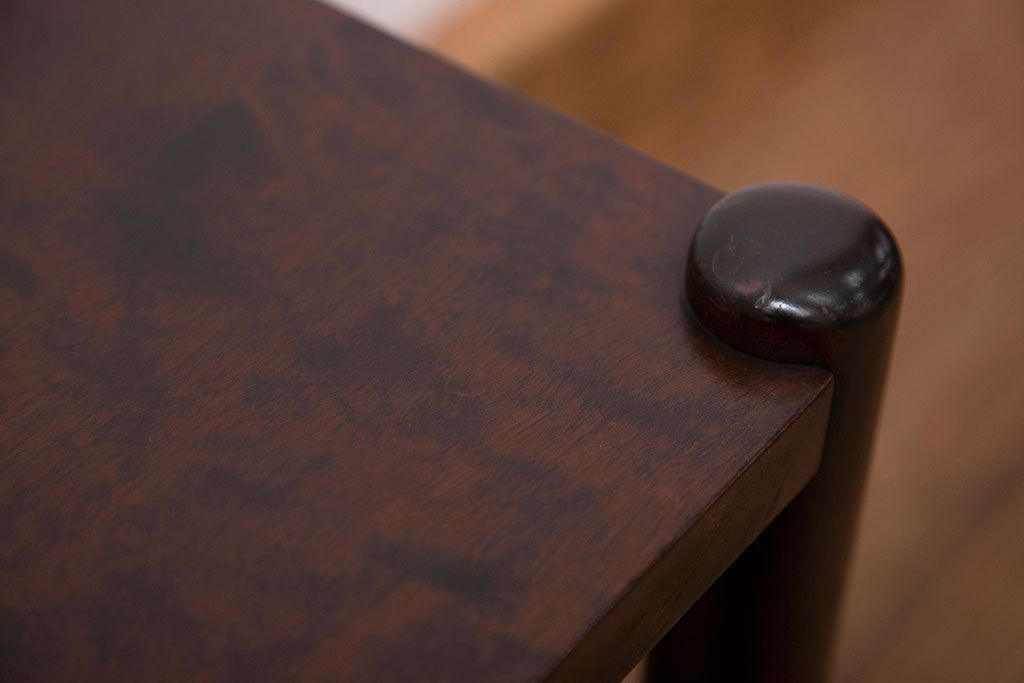 中古 北海道民芸家具 サイドテーブル