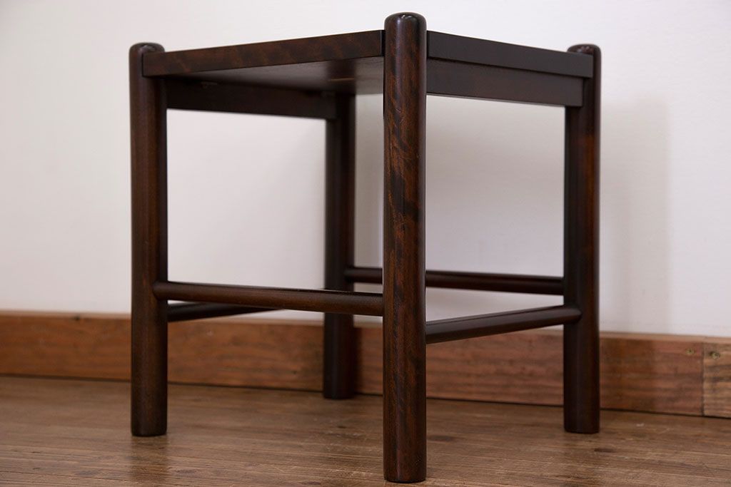 中古 北海道民芸家具 サイドテーブル