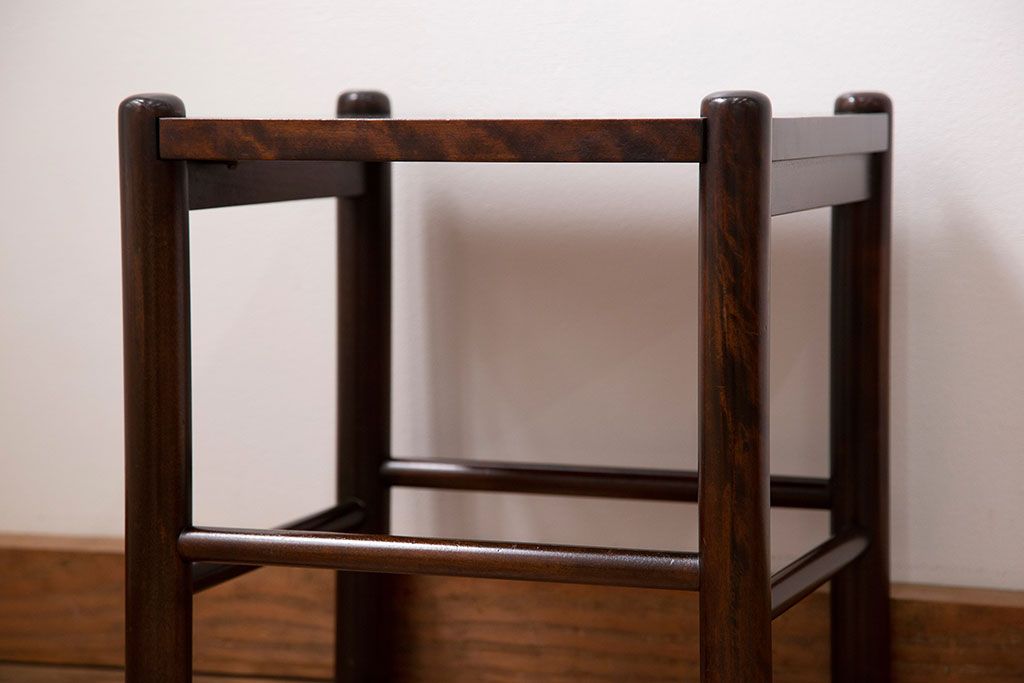 中古 北海道民芸家具 サイドテーブル