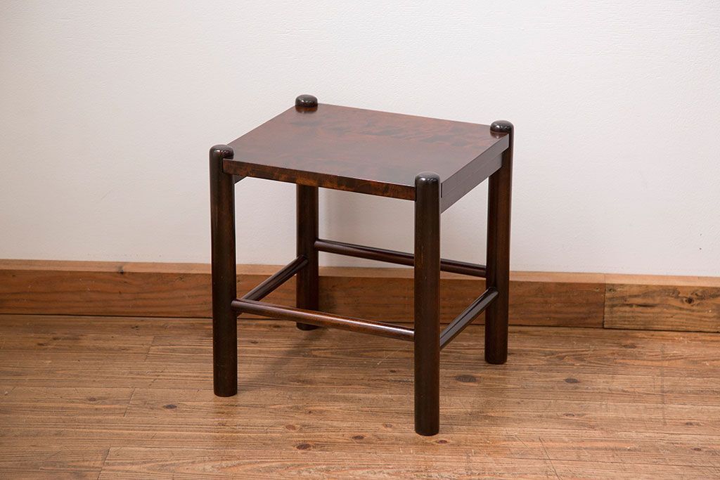 中古 北海道民芸家具 サイドテーブル