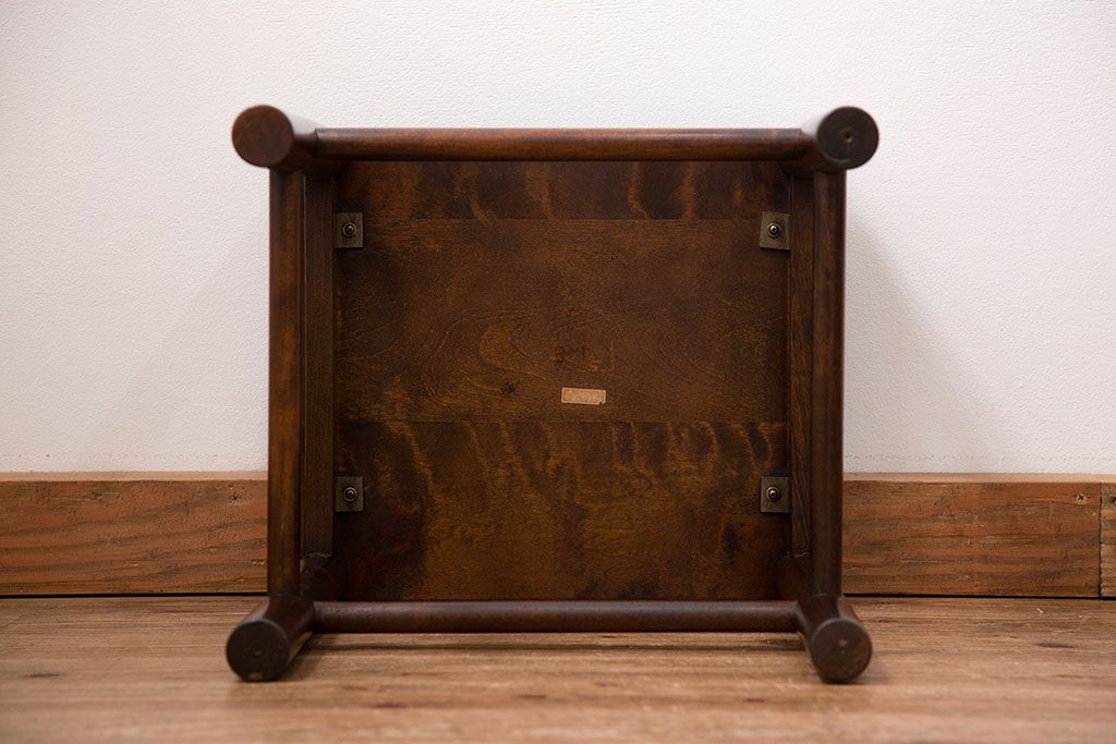 中古 北海道民芸家具 サイドテーブル