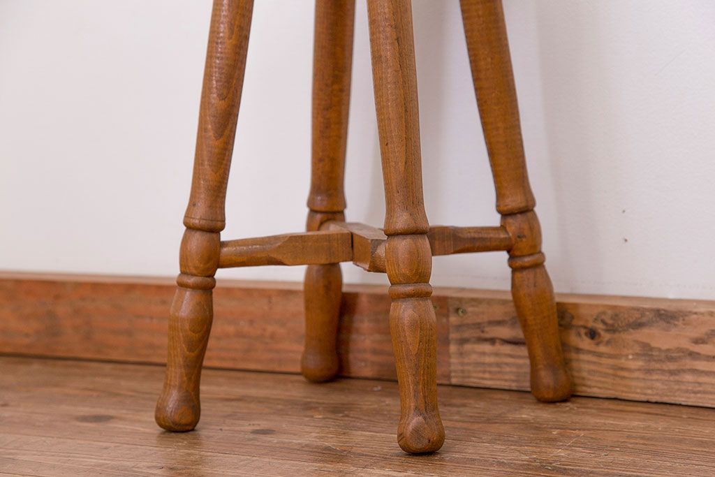 レトロ家具　昭和レトロ アンティーク 丸椅子(スツール)