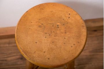 レトロ家具　昭和レトロ アンティーク 丸椅子(スツール)