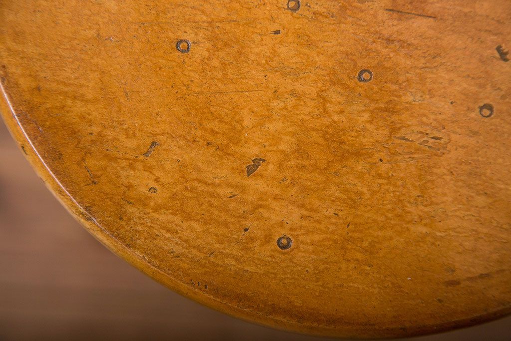 レトロ家具　昭和レトロ アンティーク 丸椅子(スツール)