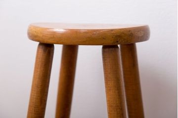 レトロ家具　昭和レトロ アンティーク 丸椅子(スツール)