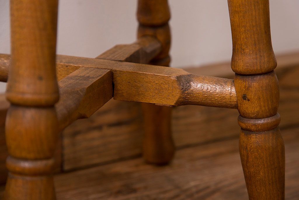 レトロ家具　昭和レトロ アンティーク 丸椅子(スツール)